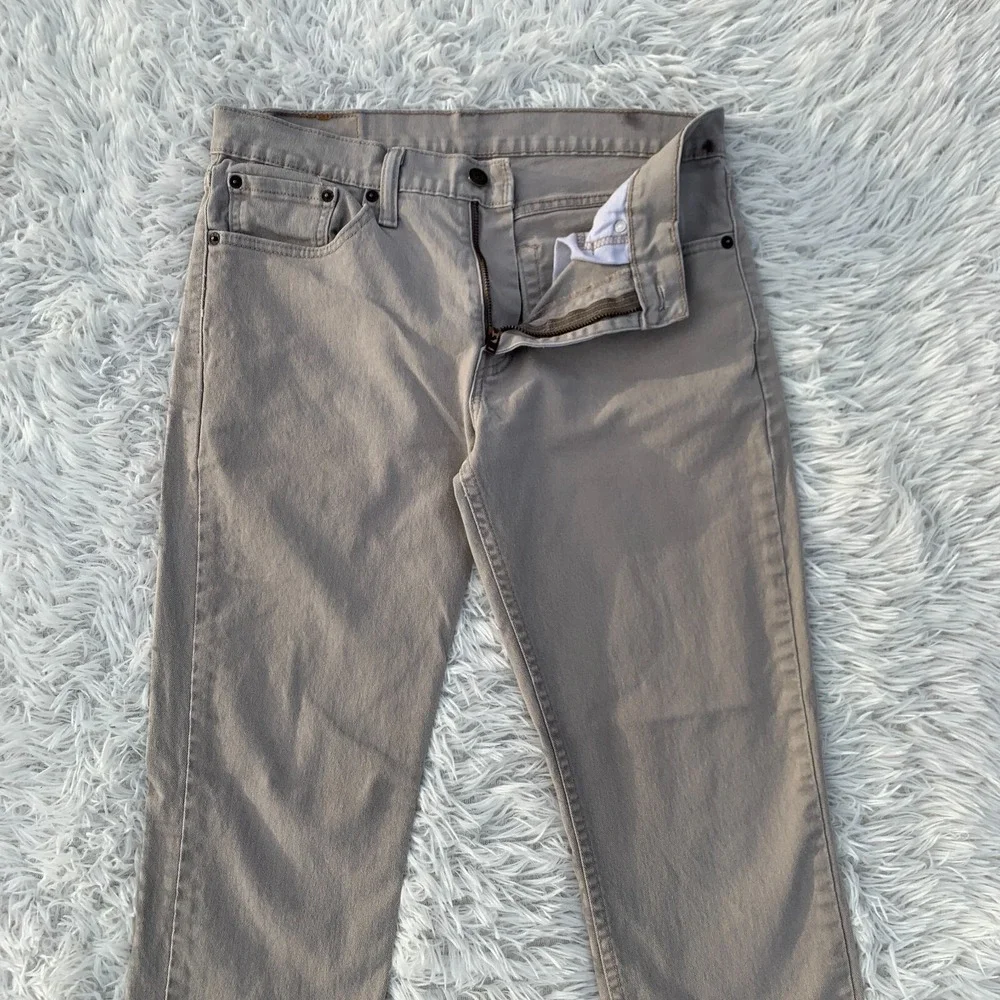 Levis Jeans Mens 31x28 Beige 511‎ Skinny American Denim Skater Punk Tag 32x30